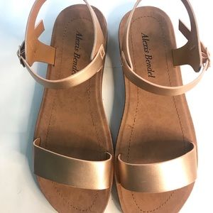 Gold Sandals 4/$15
